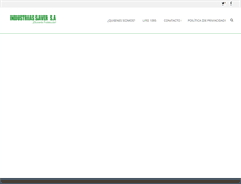 Tablet Screenshot of indusaver.com